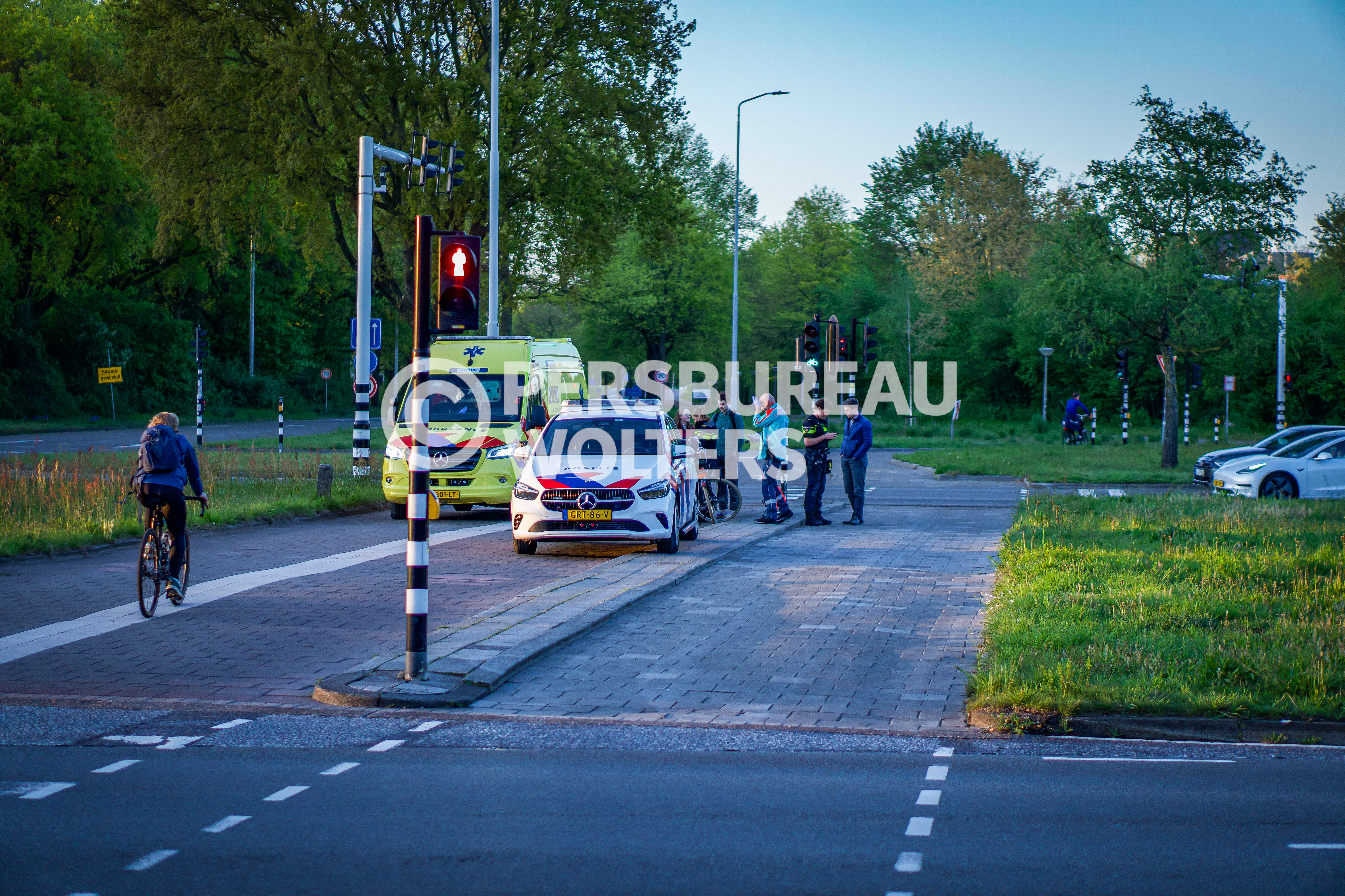 Twee fietsers botsen op elkaar op fietspad bij ongeval in Eindhoven